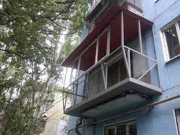 Расширение балкона в Харькове