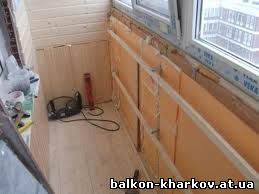 недорого утеплить балкон в Харькове