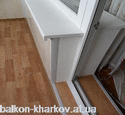 Отделка балкона в Харькове